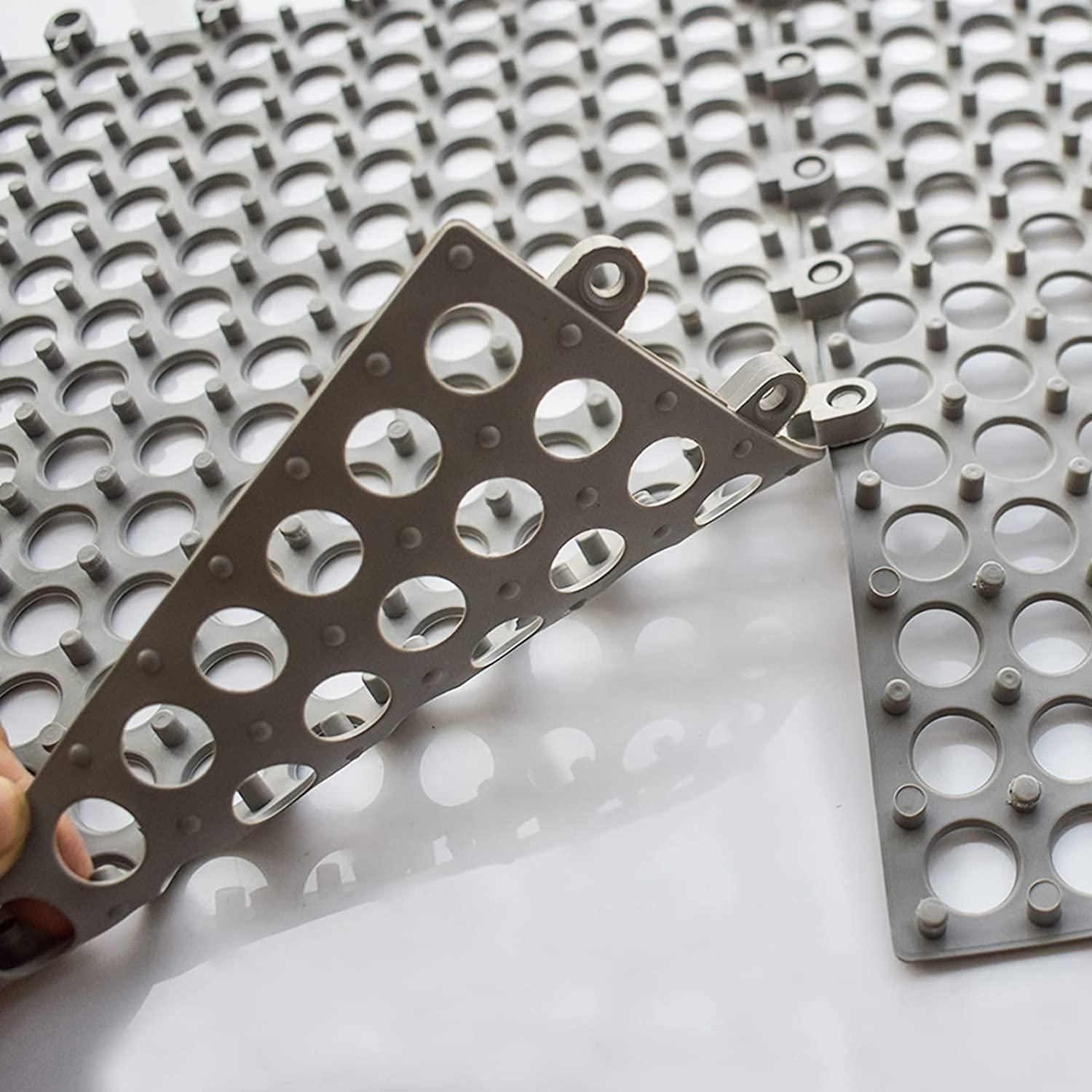 Bathroom Anti Slip Tile Mat (Pack of 2)