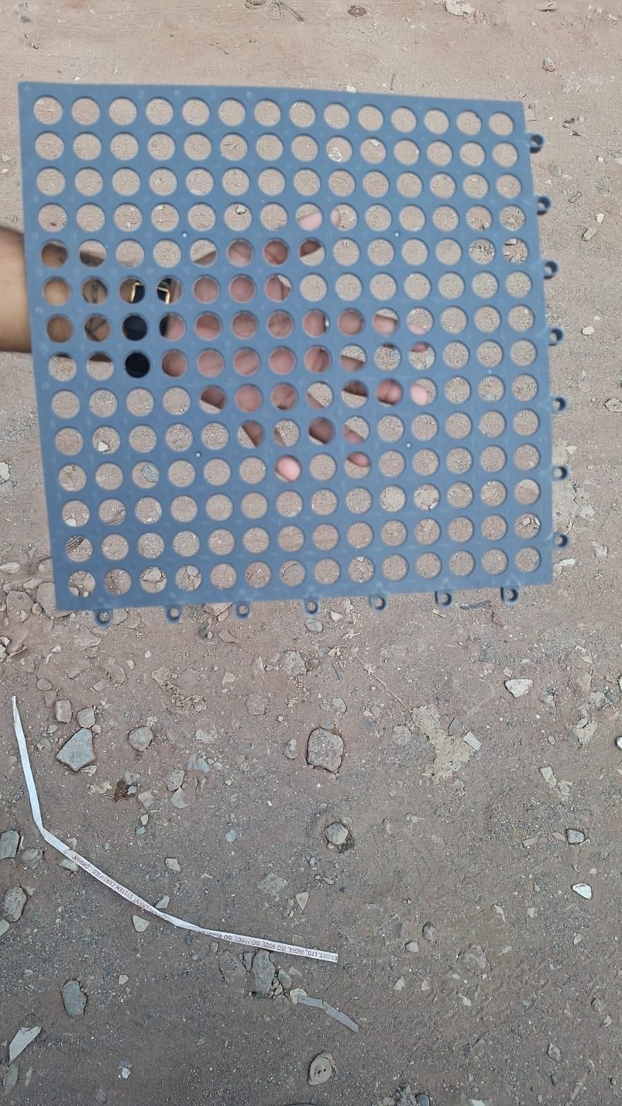 Bathroom Anti Slip Tile Mat (Pack of 2)